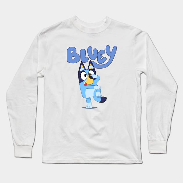 Bluey and Bingo funny Long Sleeve T-Shirt by Justine Nolanz